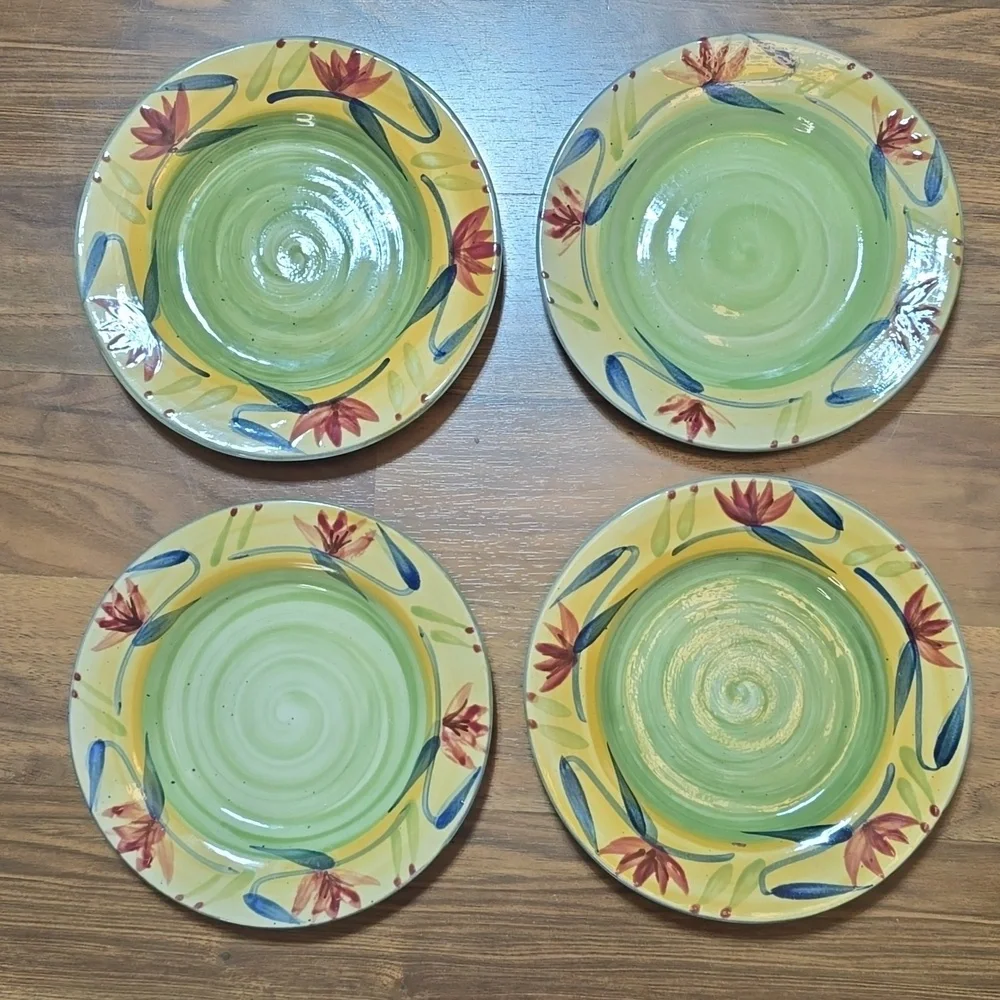 Pier 1 Elizabeth Salad Plates - Set Of 4